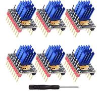 Youmile 6 pcs TMC2209 V1.3 Stepper Motor Driver module 2.8A Peak Driver with Heat Sink screwdriver for SKR 3/SKR 2/Octopus V1.1/SKR V1.4 Turbo/SKR V1.3 3D Printer Motherboards