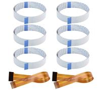 Youmile 6PCS Flexible Ribbon Cable FFC Cable 15 Pin 1.0mm Pitch 15cm/5.9inch for Raspberry Pi Camera with 2PCS Ribbon Cable 15 Pin to 22 Pin 15cm/5.9inch for Raspberry Pi Zero