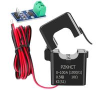 Youmile Current Transformer PZCT-02 Coil Sensor Snap Joint Structure Split Core, with ACS712 30A Sensor Module for 100A Amp Energy Meter Mini Split Base Current Transformer