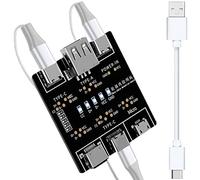 Youmile DT3 USB Cable Tester Data Cable Detection Board Fast Detector Tool PCB Board Lightweight Durable with Type-c to USB cable for apple Micro Type-C Port USB Cable Tester