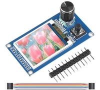 Youmile EC11 Rotary Encoder + 1.8-inch TFT Color Screen Display Integrated Module ST7735S SPI Interface 128 x 160 RGB with Switch Button,with Pin Header Connecting Cables for Project Experiment DIY