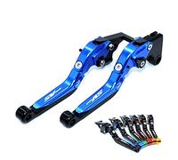 YOUMOTECH for Suzuki SV650 SV650X SV 650X 650 X 2016 2017 2018 2019 2020 2021 Motorcycle Accessories Folding Extendable Brake Clutch Levers (Blue B)