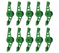 YOUNAFEN 10pcs Garden Plant Bender Low Stress Training Clips For Plant Stem For Plant Trellis Growth Kits For Plant Bender For Low Stress Training, Green