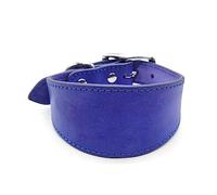 YOUNAFEN Adjustable Dogs Collar Wide Collar Leathers Neck Collars Strap for Large Dogs Italian Greyhounds Pet Supplies