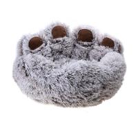 YOUNAFEN BearPawShape Cat Bed Antislip Dog Furry Plush Bed Small Kitten Soft Sofa Bed Cushion Bedding for Puppy Pet Supplies
