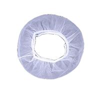 YOUNAFEN Bird Cage Cover Soft Net Seed Food Catcher for Parrots Feeders Birdcage Cover Skirt Sheer Guard, White-Ordinary M