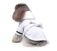 YOUNAFEN Puppy Dog Nightgown Breathable Puppy Bathrobes Comfortable Wear Solid Color Warm Pet Apparel Soft and Stretchy