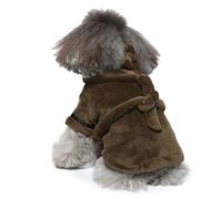 YOUNAFEN Puppy Dog Nightgown Breathable Puppy Bathrobes Comfortable Wear Solid Color Warm Pet Apparel Soft and Stretchy
