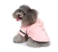 YOUNAFEN Puppy Dog Nightgown Breathable Puppy Bathrobes Comfortable Wear Solid Color Warm Pet Apparel Soft and Stretchy