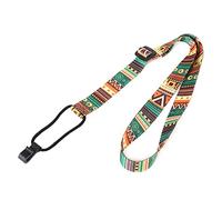 YOUNAFEN Ukulele Strap - Adjustable Ethnic Ukulele Shoulder Strap with J Hook - Multicolor Classic Style - Clip-on Guitar Accessories