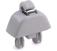 YouNaiEr Sun Visor Hook Car Inner Sun Visor Hook Clip Fit For VW Passat Polo Up Skoda Rapid 2012 2013 2014 2015 Visor Hook Clip (Color : Grey)