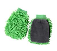 YounBeauty Chenille Car Wash Mitts （2 Pack）- Super Soft Plush Microfiber Gloves for Scrubbing & Foaming - Dual-Sided Scratch-Free Cleaning for Cars, Trucks, SUVs
