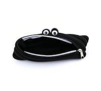 YounBeauty Monster Pencil Case for Children | Large Capacity Single Zipper Opens Fully Flat | Cute Cartoon Water-Resistant Canvas Pencil Bag | School Essentials Organiser for Kids, Boys & Girls