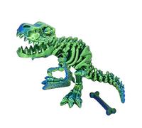 YOUNEEDFUL 2025 3D Printed Tyrannosaurus Rex, 3D Printed Model, Desktop pet Toy Gifts and Home Decorations,Large Size（10-inch） (Green)