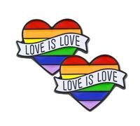 YOUNEEDFUL 2025 Rainbow Enamel Pins Round Rainbow Brooch With Inspirational Quotes You're Safe To Be You Around Me For Clothing Bags Jackets Hat Accessory Decoration Jewelry For Women Men And LGBT