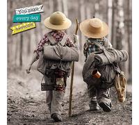 Young at Heart 3D Holographic Card - Boys Hiking