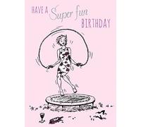 Young At Heart Card - Trampoline Treat