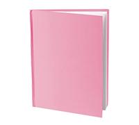 Young Authors Pink Hardcover Blank Book, White Pages, 11"H x 8-1/2"W Portrait, 14 Sheets/28 Pages