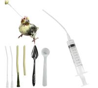Young Birds Feeding Hose, Includes a 10 ml Syringe with Hose, Pigeon Accessories, Feeder Food, Hand Feeding Tool for Baby Birds and Parrots, Milk, Water, Medicine