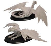Young Bronze Dragon Miniature - 1 Large Dragon Model for Tabletop RPG Encounters | 28mm Scale Fantasy Monster | DnD, Pathfinder, Wargames | Epic Miniatures Licensed | Resin Unpainted Figure Collectors