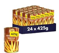 Young Corn Spears baby mini corn tinned dragon pearl 425g tins (24x425g)