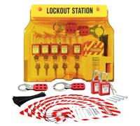Young Dance Lockout Tagout Station with Loto Devices - 5 Pack Safety Lock Set for Safe Electrical Lockouts,2 Hasps, 25 Loto Tags,Lock Out Tag Out Kit Board,Lockout Safety Supply for OSHA Compliance
