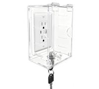Young Dance Smart Home Switch Cover Outlet Covers,Plug Covers for Electrical Outlets,Socket Covers for Outlets Fit 4.95" H X 3.35" W X 2.56" D or Smaller,Provide Extra Space Inside for Plugs,Adapters
