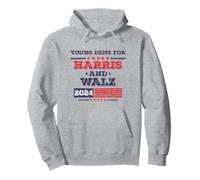 Young Dems For Kamala Harris Tim Walz 2024 Youth for Harris Pullover Hoodie