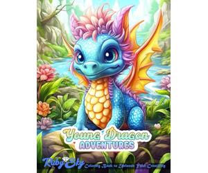 Young Dragon Adventures Coloring Book: Enjoy, Relax, and Color this Enchanting Chibi & Kawaii Baby Dragon in an Adorable Fantasy Creatures Coloring ... Adult Relaxation. (Fantasy Coloring Books)