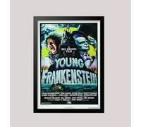 Young Frankenstein Vintage Comedy Horror 1970's movie poster Wall Art print (A4 210 x 297mm)