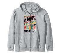 Young Gifted And Black History Zip Hoodie