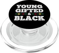 Young Gifted & Black Black History Month African Afro Pride PopSockets PopGrip for MagSafe