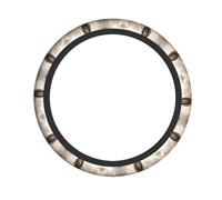 Young Goat Printed Steering Wheel Cover Elastic Stretch Car Wheel Wrap Breathable Non-Slip Steering Wheel Protector for Car Truck SUV