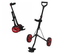Young Gun Golf Kids Adjustable Golf Trolley for Junior Golfers 3-14 Years Old Red