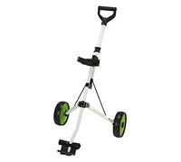 Young Gun Golf Kids Adjustable Golf Trolley for Junior Golfers 3-14 Years Old White/Green