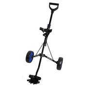 Young Gun Kids Adjustable Golf Trolley for Junior Golfers 3-14 Years Old Black/Blue