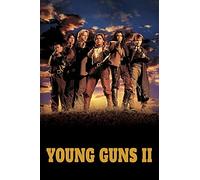 Young Guns 2 (1990) Movie Poster Framed or Unframed Glossy Poster (A1-594 × 841 mm Unframed) (A4 210 × 297 mm Black Framed)
