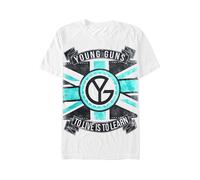 Young Guns - Flag White - T-Shirt - white - S - 100% Cotton,Jersey S