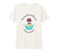 Young Island Beach St. Vincent and The Grenadines Premium T-Shirt