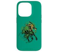 Young Justice Artemis Splatter Art With Icon Case for iPhone 14 Pro
