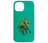 Young Justice Artemis Splatter Art With Icon Case for iPhone 15