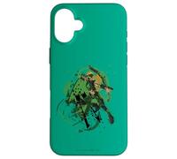Young Justice Artemis Splatter Art With Icon Case for iPhone 16 Plus