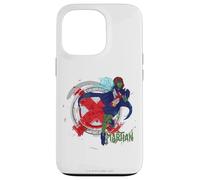 Young Justice Miss Martian Splattered Logo Case for iPhone 13 Pro