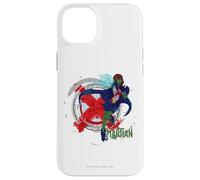 Young Justice Miss Martian Splattered Logo Case for iPhone 14 Plus