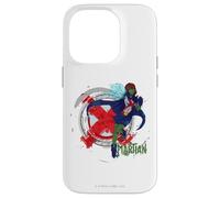 Young Justice Miss Martian Splattered Logo Case for iPhone 14 Pro