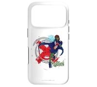 Young Justice Miss Martian Splattered Logo Case for iPhone 17 Pro