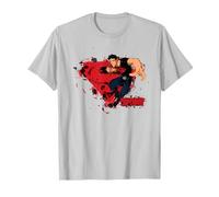 Young Justice Superboy Super Splatter Logo T-Shirt
