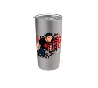 Young Justice Superboy with Logo Stainless Steel Insulated Tumbler