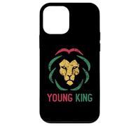 Young King African Lion Boy Black History Month African Boys Case for iPhone 12 mini