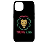 Young King African Lion Boy Black History Month African Boys Case for iPhone 13